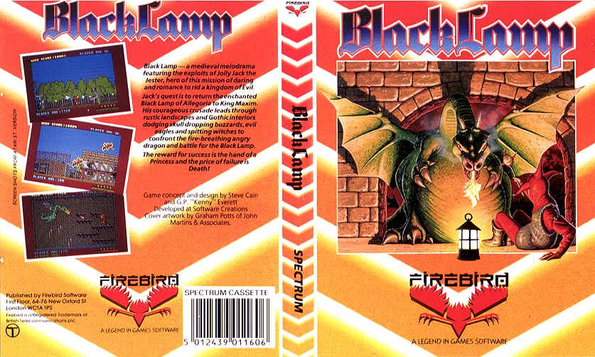 Screen from Black Lamp