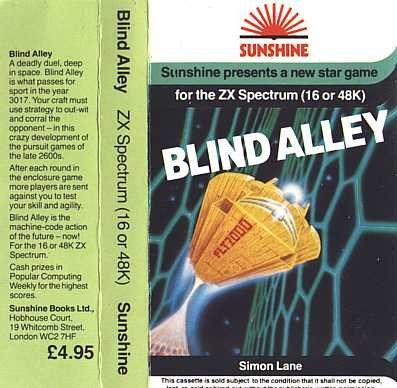 Screen from Blind Alley