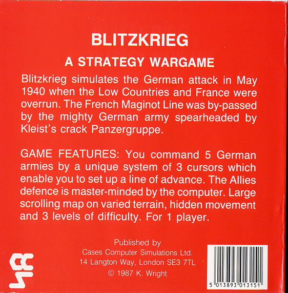 Screen from Blitzkrieg