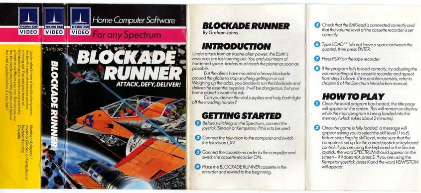 Screen from Blockade Runner