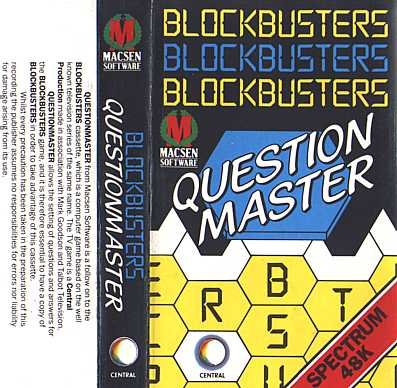 Screen from Blockbusters Question Master