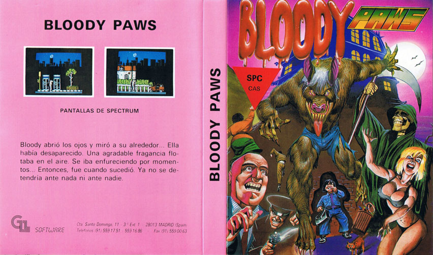 Screen from Bloody Paws