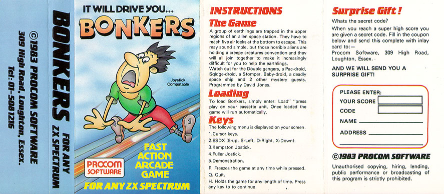 Screen from Bonkers
