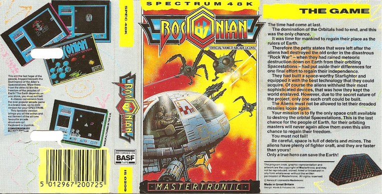 Screen from Bosconian '87