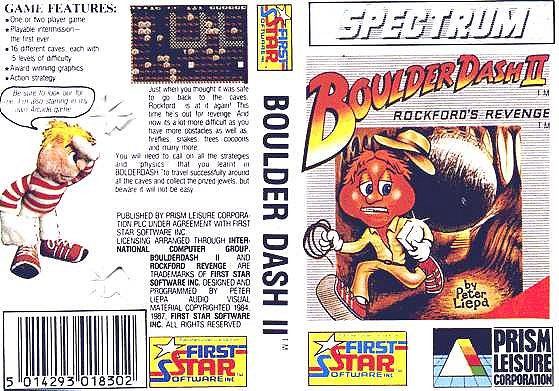 Screen from Boulder Dash II: Rockford's Riot