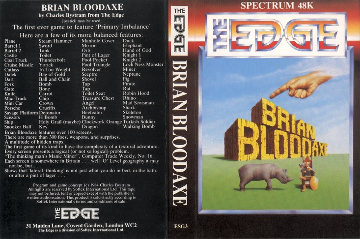 Screen from Brian Bloodaxe