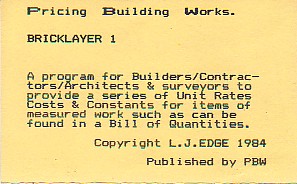 Screen from Bricklayer 1