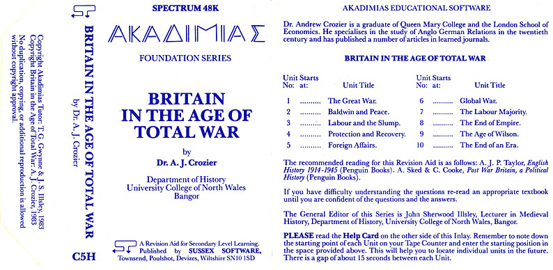 Screen from Britain in the Age of Total War