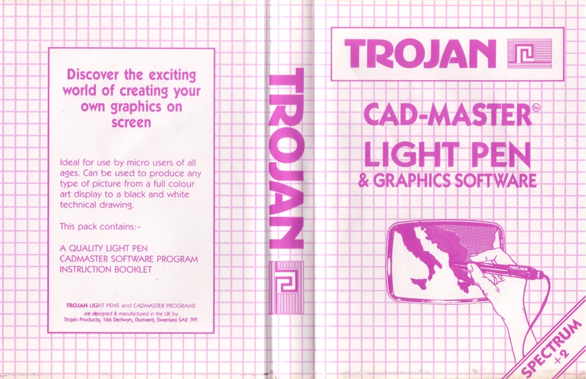 Screen from CAD-Master - Light Pen & Graphics Software