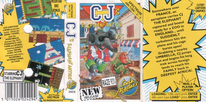 Screen from CJ's Elephant Antics