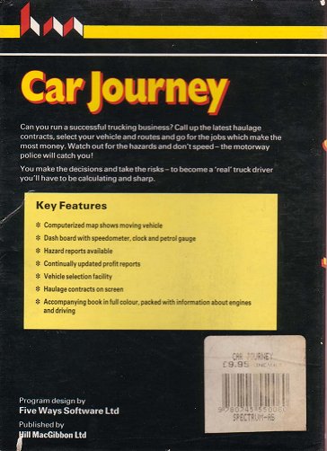Screen from Car Journey