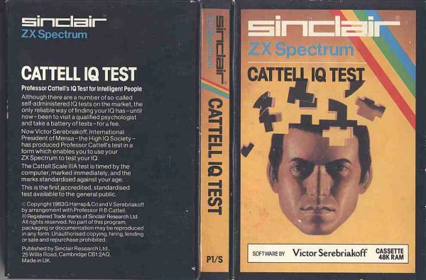 Screen from Cattell IQ Test