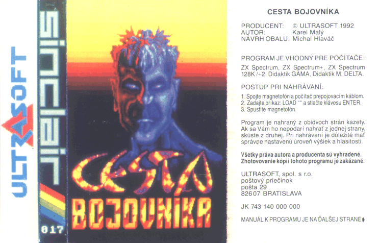 Screen from Cesta Bojovnika