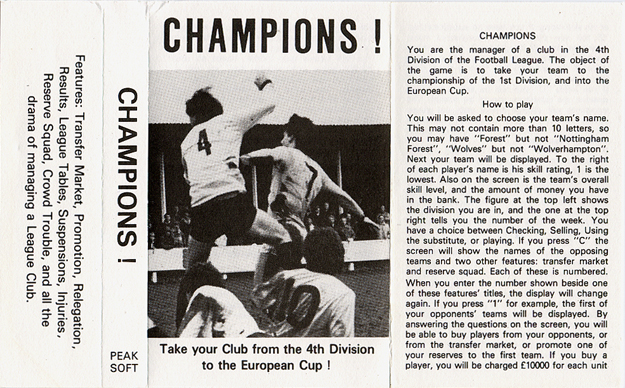 Screen from Champions!