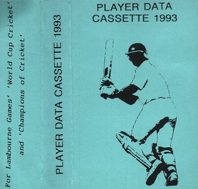 Screen from Champions of Cricket + World Cup Cricket - Data Cassette 1993