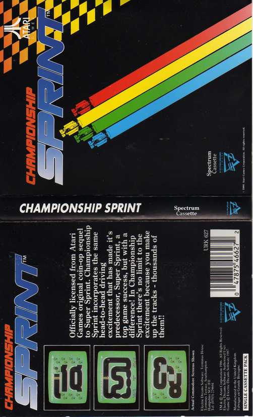 Screen from Championship Sprint