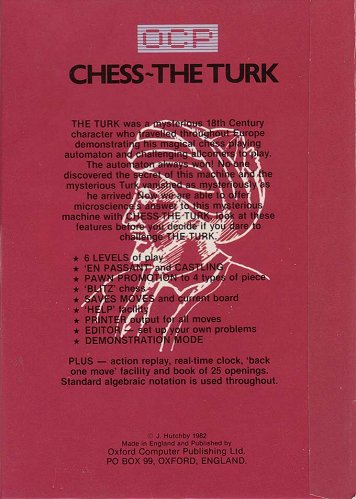 Screen from Chess - The Turk