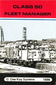 Screen from Class 50 Fleet Manager