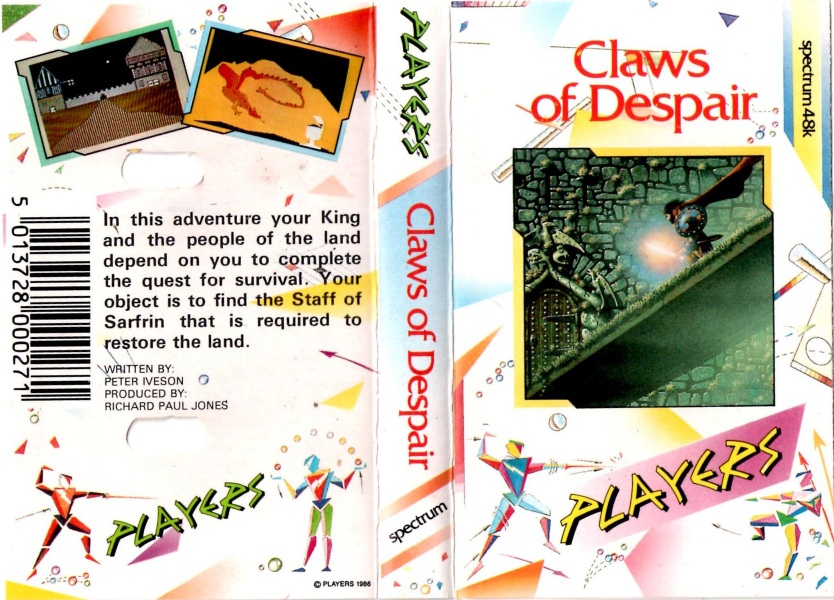 Screen from Claws of Despair