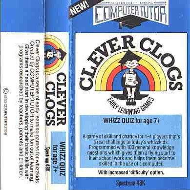 Screen from Clever Clogs - Whizz Quiz