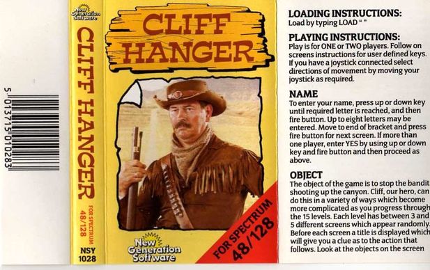 Screen from Cliff Hanger