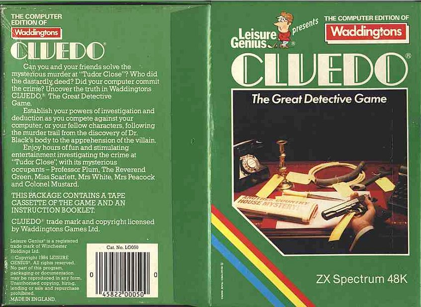 Screen from Cluedo