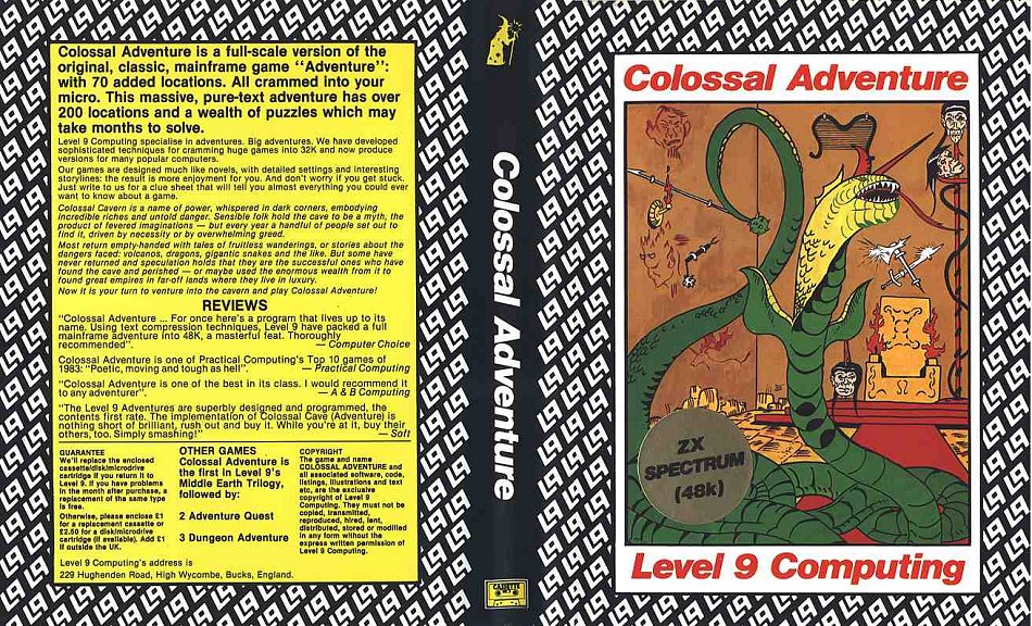 Screen from Colossal Adventure