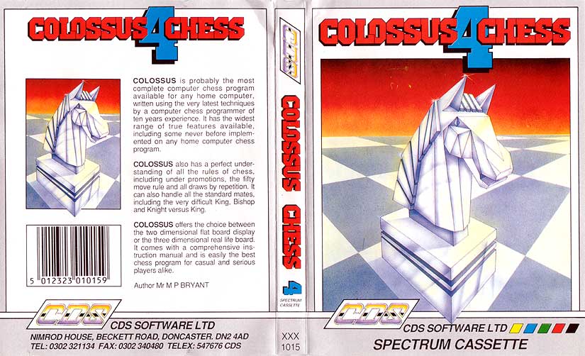 Screen from Colossus Chess 4