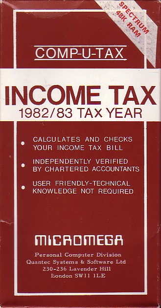 Screen from Comp-U-Tax