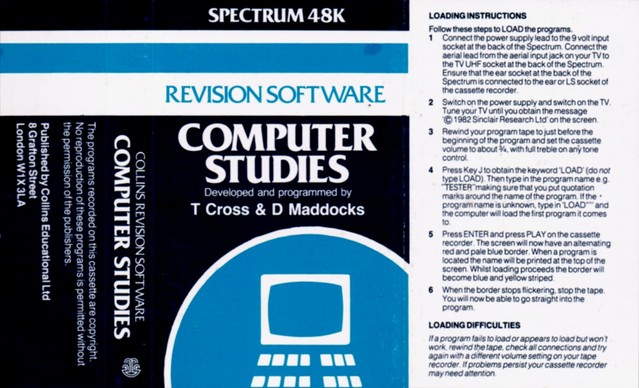 Screen from Computer Studies