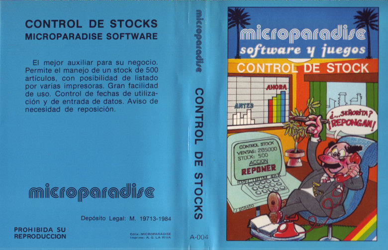 Screen from Control de Stocks