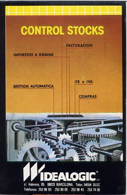 Screen from Control de Stocks
