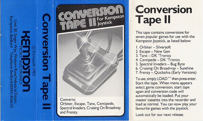 Screen from Conversion Tape II