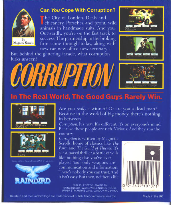 Screen from Corruption