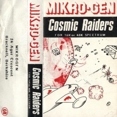 Screen from Cosmic Raiders