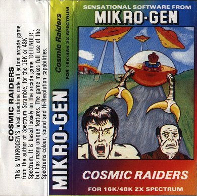 Screen from Cosmic Raiders