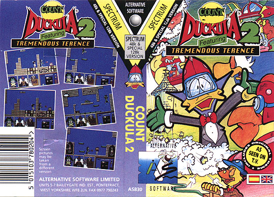 Screen from Count Duckula 2