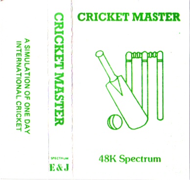 Screen from Cricket Master