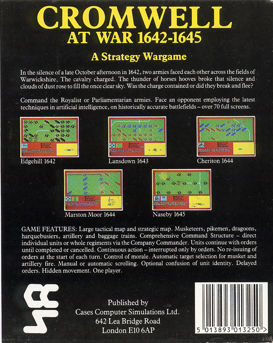 Screen from Cromwell at War 1642-1645