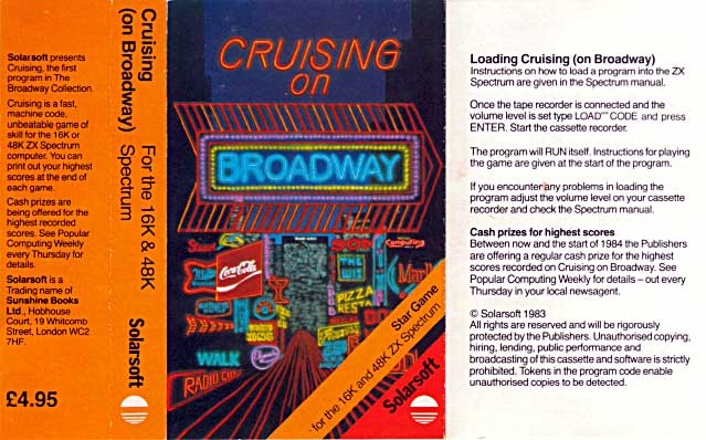 Screen from Cruising on Broadway