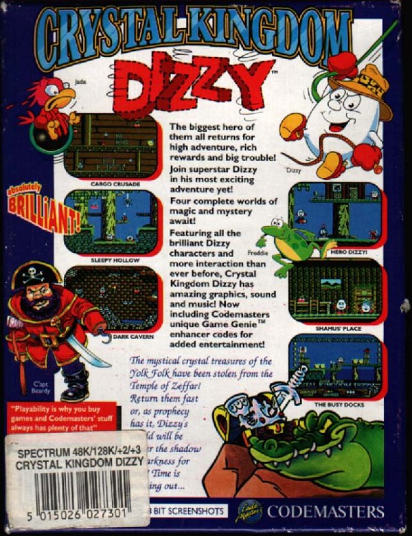 Screen from Crystal Kingdom Dizzy