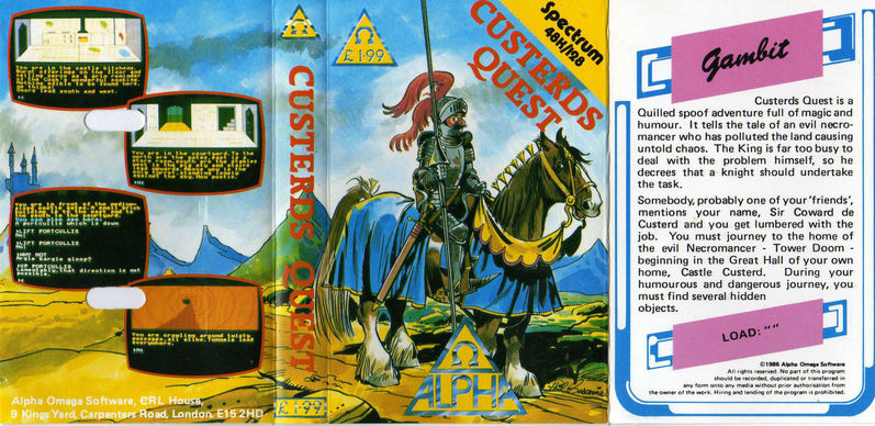 Screen from Custerd's Quest