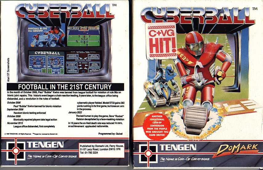 Screen from Cyberball