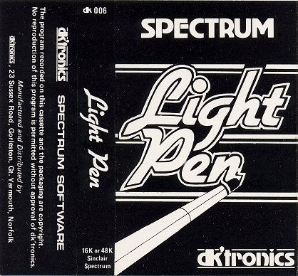 Screen from DK'Tronics Light Pen