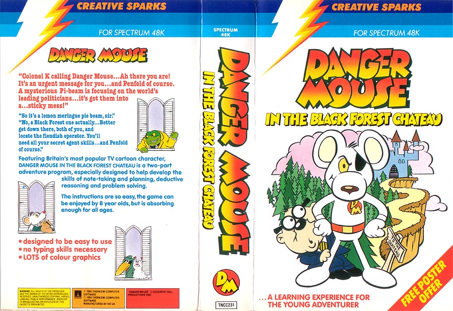 Screen from Danger Mouse in the Black Forest Chateau