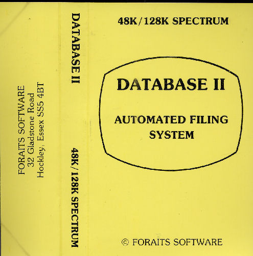 Screen from Database II