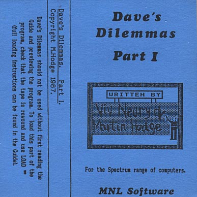 Screen from Dave's Dilemmas Part I
