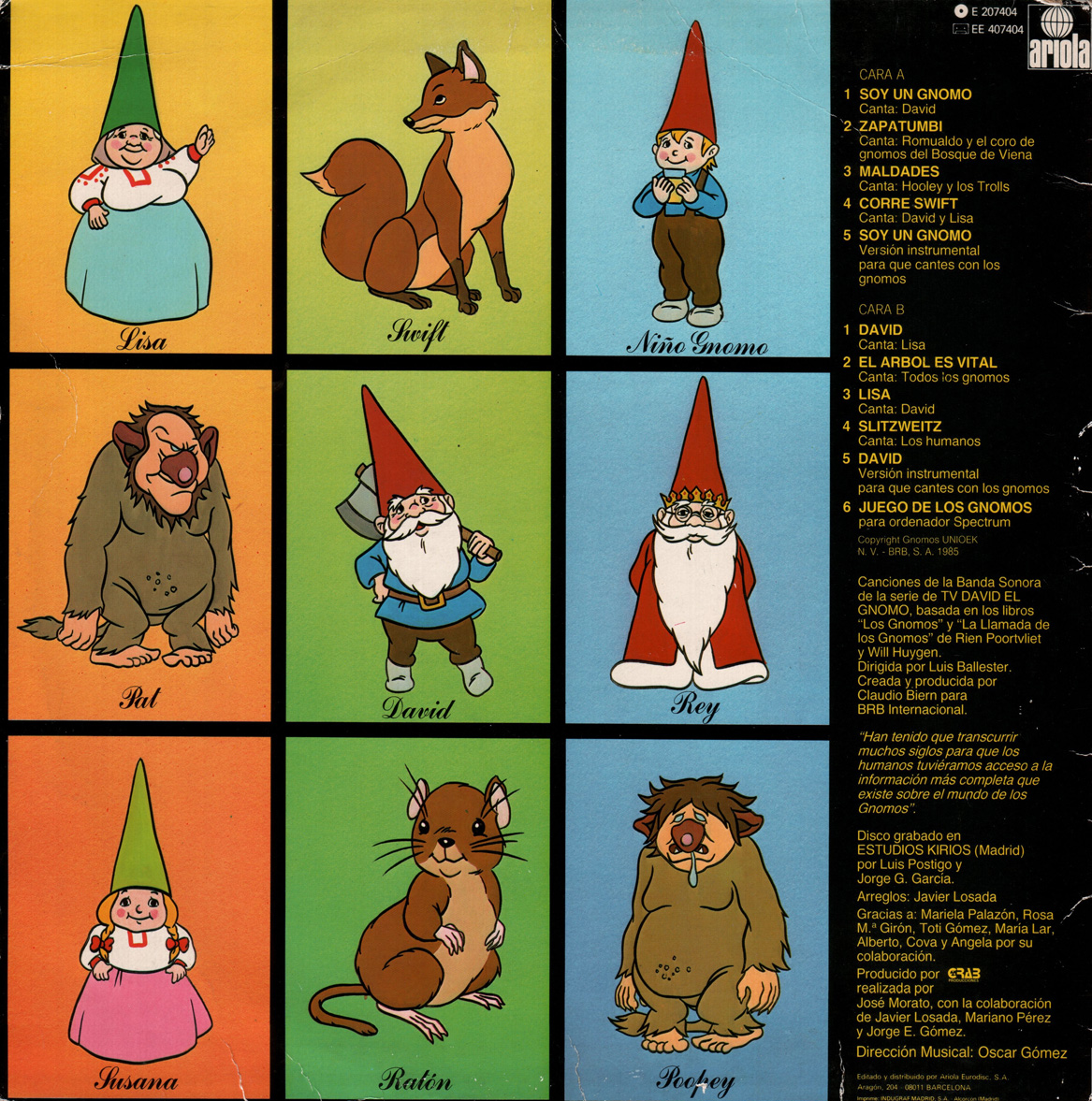 Screen from Los Gnomos