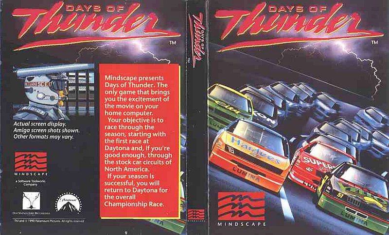 Screen from Days of Thunder
