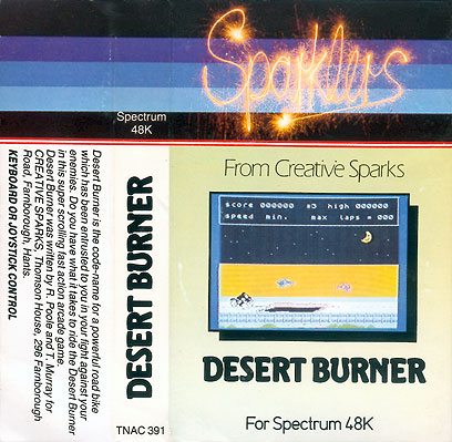 Screen from Desert Burner